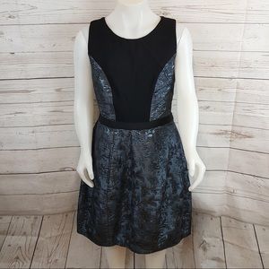 Yoana Baraschi Jacquard Textured Cocktail Dress